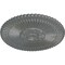 Ekena Millwork Nexus Ceiling Medallion (Fits Canopies up to 2 3/4"), Hand-Painted Platinum, 30"OD x 1 1/4"P CM30NEPLS - alternate 3